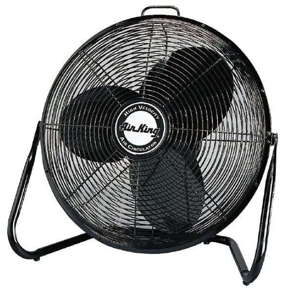 Air King - 20" Blade, 2,025, 2,650 & 3,625 CFM, Low Floor Stand Industrial Circulation Fan - Americas Industrial Supply