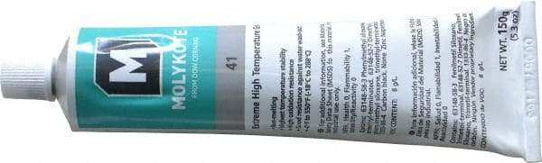 Dow Corning - 5.3 oz Tube Lithium High Temperature Grease - Black, High Temperature, 550°F Max Temp, NLGIG 2, - Americas Industrial Supply