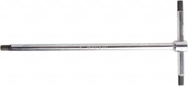 Beta - 8mm Hex, Sliding T-Handle, Hex Key - 9-7/8" OAL, Steel, Metric System of Measurement - Americas Industrial Supply