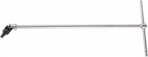 Beta - 4.5mm Hex, Sliding T-Handle, Swivel Hex Key - 15-1/2" OAL, Steel, Metric System of Measurement - Americas Industrial Supply