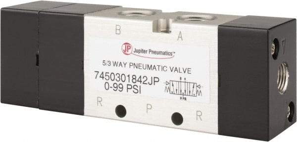 PRO-SOURCE - Specialty Air Valves Valve Type: 5-Way, 3 Position Exhaust Center Actuator Type: Pneumatic Double Acting - Americas Industrial Supply