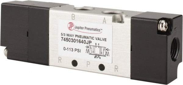 PRO-SOURCE - Specialty Air Valves Valve Type: 5-Way, 3 Position Actuator Type: Pneumatic Double Acting - Americas Industrial Supply