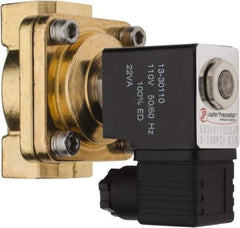 PRO-SOURCE - 3/4", 2/2 Way Stacking Solenoid Valve - 110 VAC, 8.78 CV Rate, 4.21" High x 3.54" Long - Americas Industrial Supply