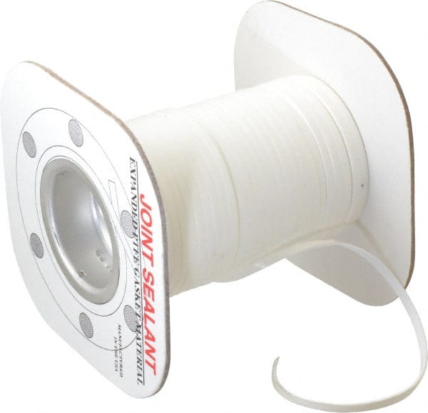 Made in USA - 100' Long x 1/8" Wide Economy PTFE Joint Sealant - Americas Industrial Supply