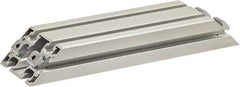 80/20 Inc. - 40mm Wide, Open Shelving Accessory/Component - Aluminum, Clear Anodized Finish, 320mm Long, Use with 4590 - Americas Industrial Supply