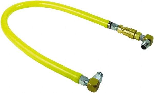 T&S Brass - 3/4" ID x 4' OAL, NPT Gas Hose - 0 to 75°F - Americas Industrial Supply