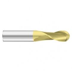 13/32 x 1 x 2-3/4 2 Flute Ball Nose End Mill- Series 3215SD - Americas Industrial Supply