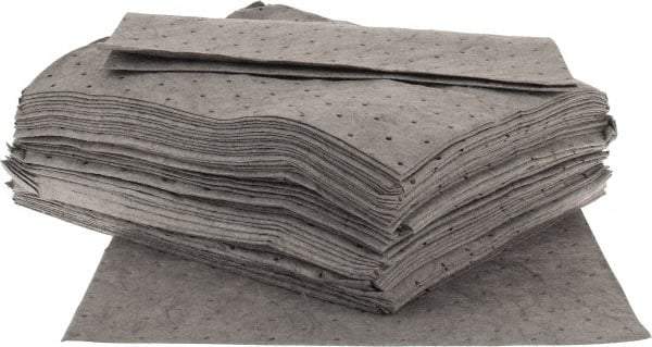 PRO-SAFE - 18 Gal Capacity per Package, Universal Pad - 17" Long x 15" Wide, Polypropylene - Americas Industrial Supply
