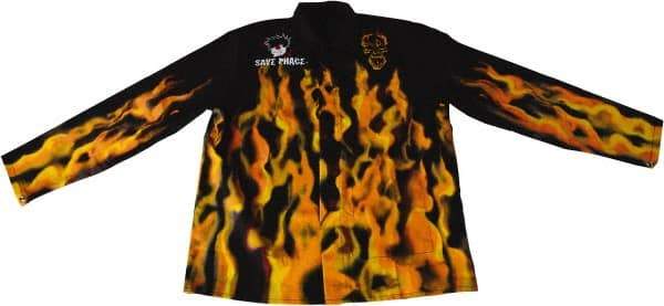 Save Phace - Size XL Flame Resistant/Retardant Jacket - Black, Cotton, Snaps Closure - Americas Industrial Supply