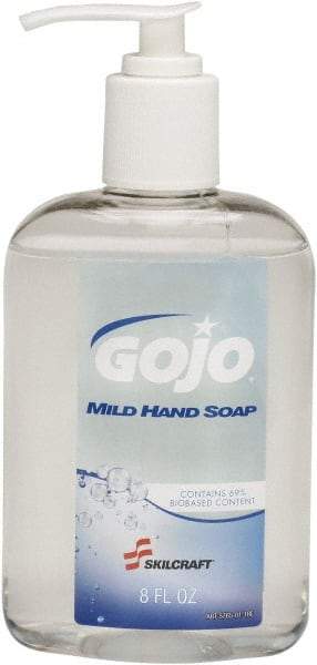 Ability One - 8 oz Pump Bottle Liquid Hand Cleaner - Clear, Fruit Scent - Americas Industrial Supply