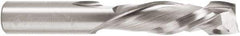 Amana Tool - 1/2" Cutting Diam x 1-5/8" Length of Cut, 2 Flute, Compression Spiral Router Bit - Right Hand Cut, Solid Carbide, 3-1/2" OAL x 1/2" Shank Diam, Laminate Trim - Americas Industrial Supply