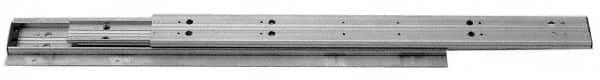 Sugatsune - 31.49" Slide Length, 32.91" Travel Length, Stainless Steel Ball Bearing Slide TSS3 - 1-1/16" Wide, 1-3/4" High, 143 Lb Capacity at Full Extension, Satin Finish - Americas Industrial Supply
