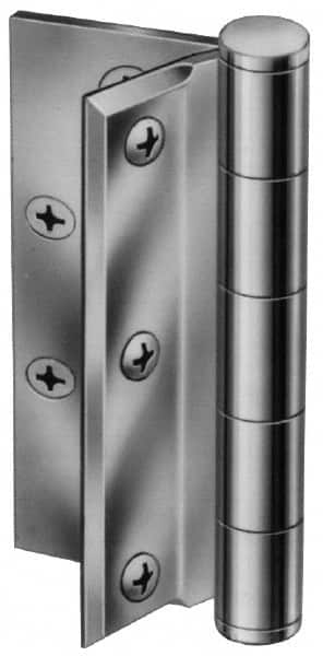 Stanley - 4" Long x 4" Wide Steel Full Mortise Commercial Hinge - Americas Industrial Supply