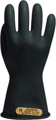 Salisbury by Honeywell - Class 00, Size XL (10), 11" Long, Rubber Lineman's Glove - 500 AC Max Use Voltage, 2,500 AC Test Voltage, Black, ASTM D120 - Americas Industrial Supply