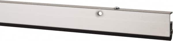 Pemko - 96" Long x 1-3/4" Wide, Adjustable Head & Jamb Weatherstripping - Clear Anodized Aluminum Finish - Americas Industrial Supply