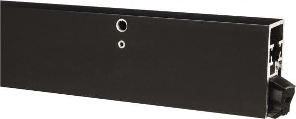 Pemko - Heavy Duty Automatic Door Bottom Sweep - Sponge Neoprene, 2-1/8" High, Dark Bronze Anodized Aluminum Coated - Americas Industrial Supply