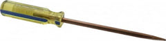 Ampco - Nonsparking Slotted Screwdriver - Round Shank, Acetate Handle - Americas Industrial Supply