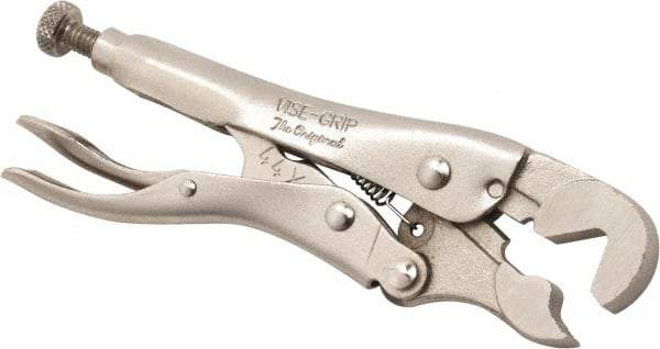 Irwin - 4" OAL Locking Jaw Locking Pliers - 1/4 to 9/16" Jaw Opening, Standard Handle - Americas Industrial Supply