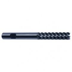12mm Dia. - 150mm OAL - 45° Helix Bright Carbide End Mill - 6 FL - Americas Industrial Supply