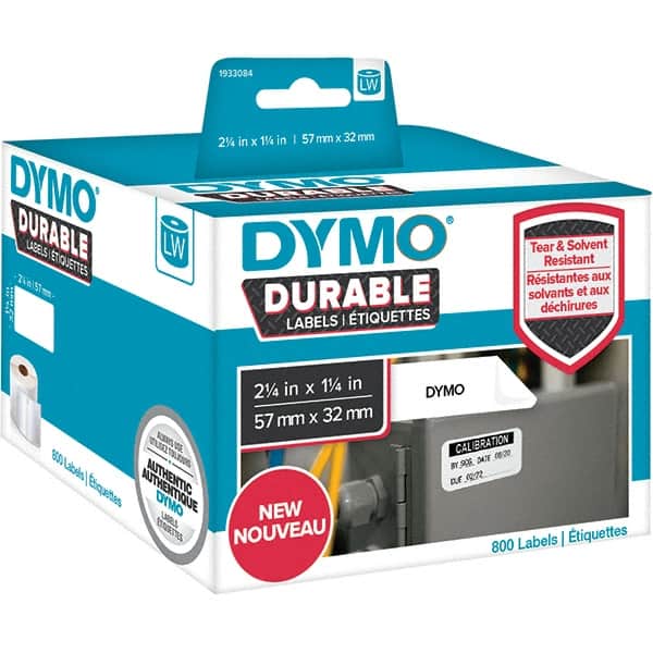 Dymo - Labels, Ribbons & Tapes Type: Multi-Purpose Label Color: White - Americas Industrial Supply