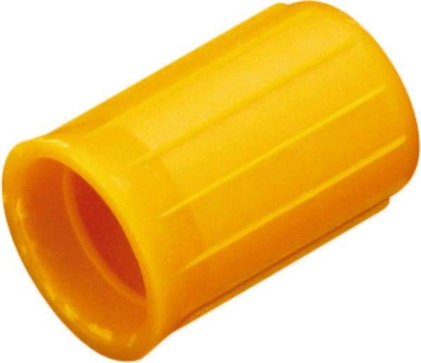 Caplugs - 0.66" ID, Round Head Cap - 2-1/8" Long, Vinyl, Black - Americas Industrial Supply