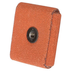 2″ × 2″ × 1/2″ Square Pad 60 Grit 1/4-20 Eyelet Ceramic Alumina - Americas Industrial Supply