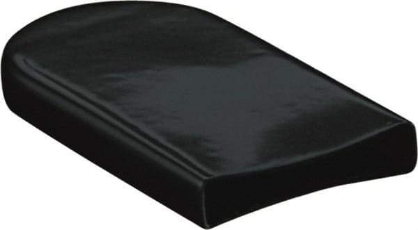 Caplugs - 3/16" x 3/8" x 3/8", Rectangular with Dome Head Finishing Cap/Grip - 1" Long, Vinyl, Gray - Americas Industrial Supply