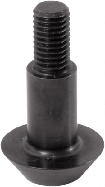 Jergens - M12 Round Head Hardened Steel Clamp Cylinder Pressure Point - For ZPS, 17mm High x 17mm Wide - Americas Industrial Supply