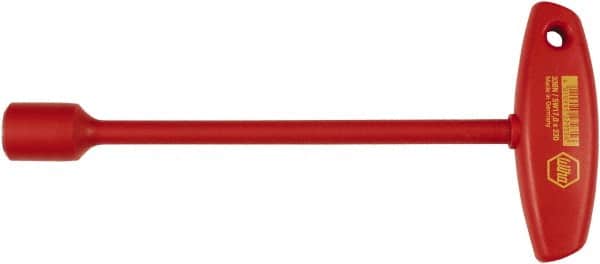 Wiha - 8mm Hollow Shaft Nutdriver - T-Handle Handle, 9.9" OAL - Americas Industrial Supply