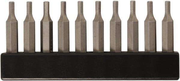 Wiha - 1/16" Hex Screwdriver Bit - 4mm Drive, 28mm OAL - Americas Industrial Supply