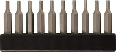 Wiha - 1/16" Hex Screwdriver Bit - 4mm Drive, 28mm OAL - Americas Industrial Supply