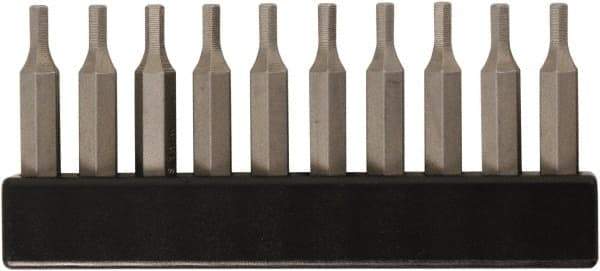 Wiha - Hex Screwdriver Bit - 4mm Drive, 28mm OAL - Americas Industrial Supply