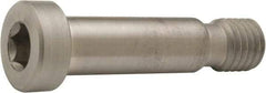 Jergens - M12x1.75, Steel, Uncoated, Shoulder Clamp Screw - Use with 5-Axis Quick Locating System - Americas Industrial Supply