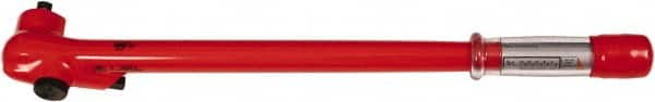 Wiha - 1/2" Drive Insulated Torque Wrench - 40 N/m to 220 N/m Torque, 21" OAL - Americas Industrial Supply