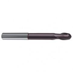 16mm Dia. - 150mm OAL 2 FL 30 Helix Firex Carbide Ball Nose End Mill - Americas Industrial Supply