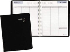 DayMinder - 26 Sheet, 6-7/8 x 8-3/4", Weekly Planner - Black - Americas Industrial Supply