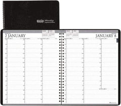 House of Doolittle - 26 Sheet, 8-1/2 x 11", Weekly Planner - Black - Americas Industrial Supply