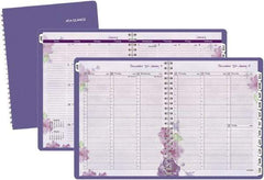 AT-A-GLANCE - 312 Sheet, 8-1/2 x 11", Weekly/Monthly Planner - Purple - Americas Industrial Supply