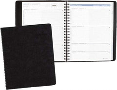 AT-A-GLANCE - 26 Sheet, 8-1/4 x 10-7/8", Appointment Book - Black - Americas Industrial Supply