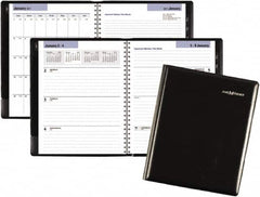 DayMinder - 26 Sheet, 6-7/8 x 8-3/4", Weekly/Monthly Planner - Black - Americas Industrial Supply