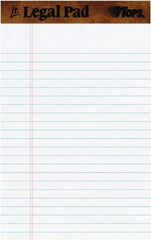 TOPS - 50 Sheet, 5 x 8", Narrow Perforated Style Ruled Pads - White - Americas Industrial Supply