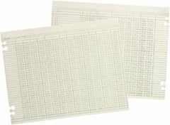 Wilson Jones - 100 Sheet, 11 x 17", Accounting Sheets - Green - Americas Industrial Supply