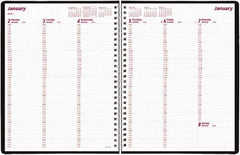Brownline - 26 Sheet, 3-1/4 x 6-1/4", Weekly Planner - Black - Americas Industrial Supply