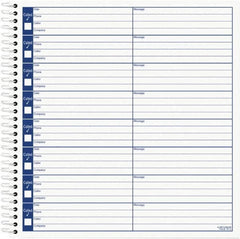 TOPS - 800 Sheet, 15-1/2 x 22-3/4", Log Book - White - Americas Industrial Supply