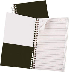 AMPAD - 100 Sheet, 4-7/8 x 8", College/Medium Notebook - Green - Americas Industrial Supply