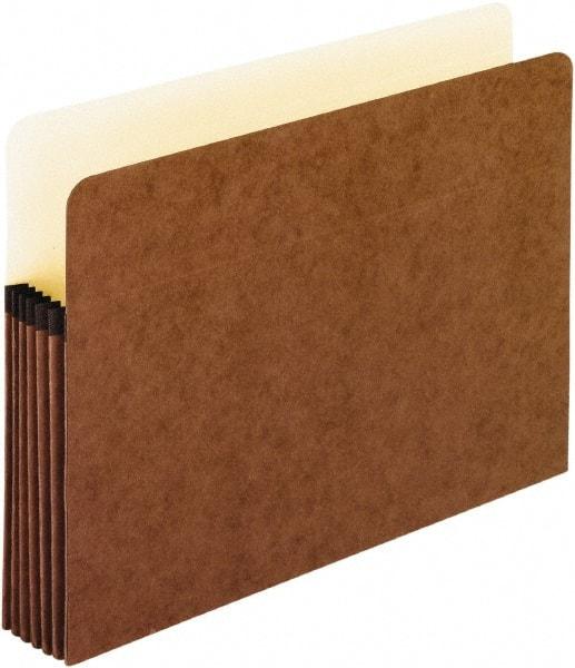 Pendaflex - 8-1/2 x 11", Letter Size, Redrope, Expansion Folders - Straight Tab Cut Location - Americas Industrial Supply