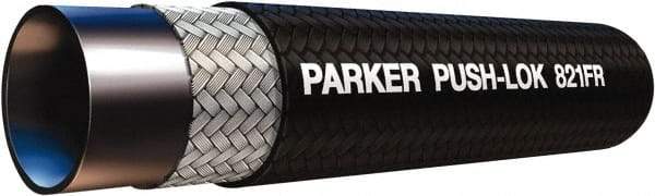 Parker - 1/4" ID x 1/2" OD CTL Push-on Air Hose - 350 Working psi, -40 to 212°F, Black - Americas Industrial Supply