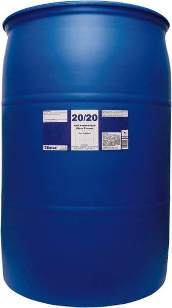 Detco - 55 Gal Drum Mint Glass Cleaner - Use on Glass - Americas Industrial Supply