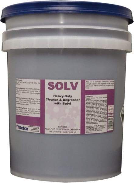 Detco - 5 Gal Bucket Cleaner/Degreaser - Liquid, Butyl-Based, Unscented - Americas Industrial Supply