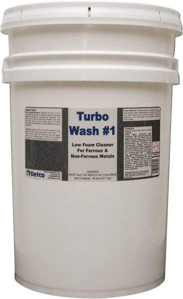 Detco - 50 Lb Bucket Cleaner/Degreaser - Granular, Alkaline, Unscented - Americas Industrial Supply